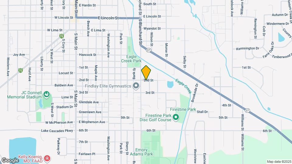 637 2nd St Map and Location Details