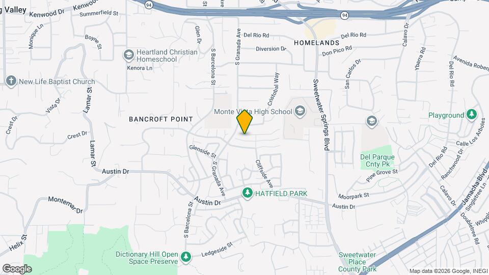10019 Canyonview Ct Map and Location Details