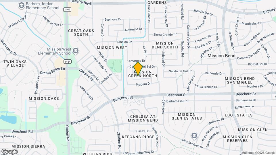 16506 Canario Dr Map and Location Details