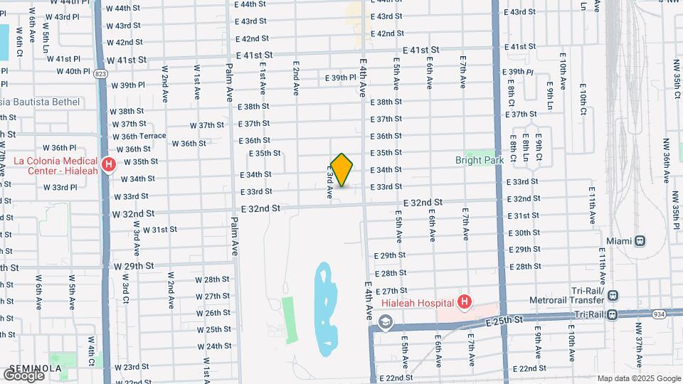 334-344 E 33rd St Map and Location Details