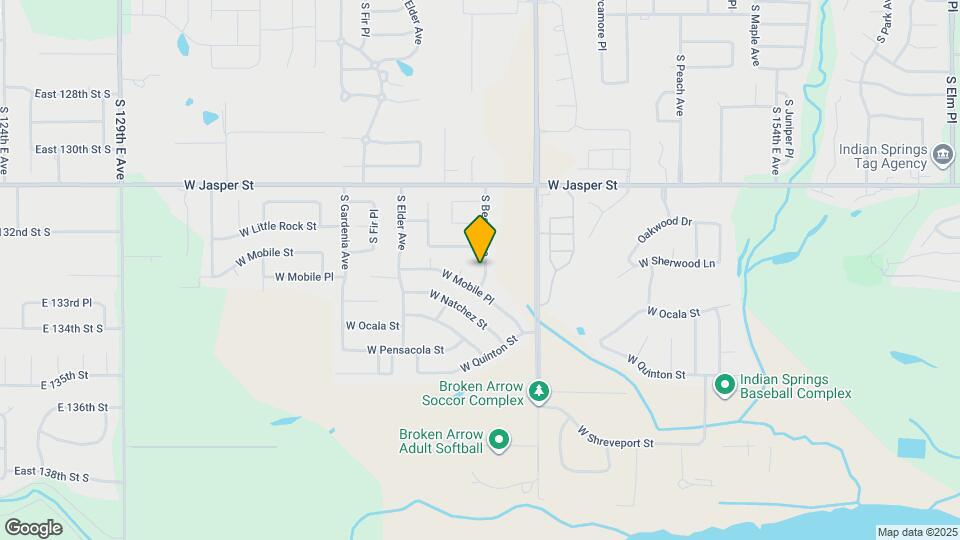 8212 S Beech Ave Map and Location Details