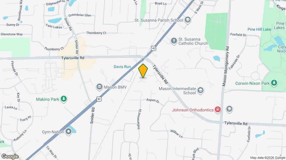 5707 Villas Creek Dr Map and Location Details