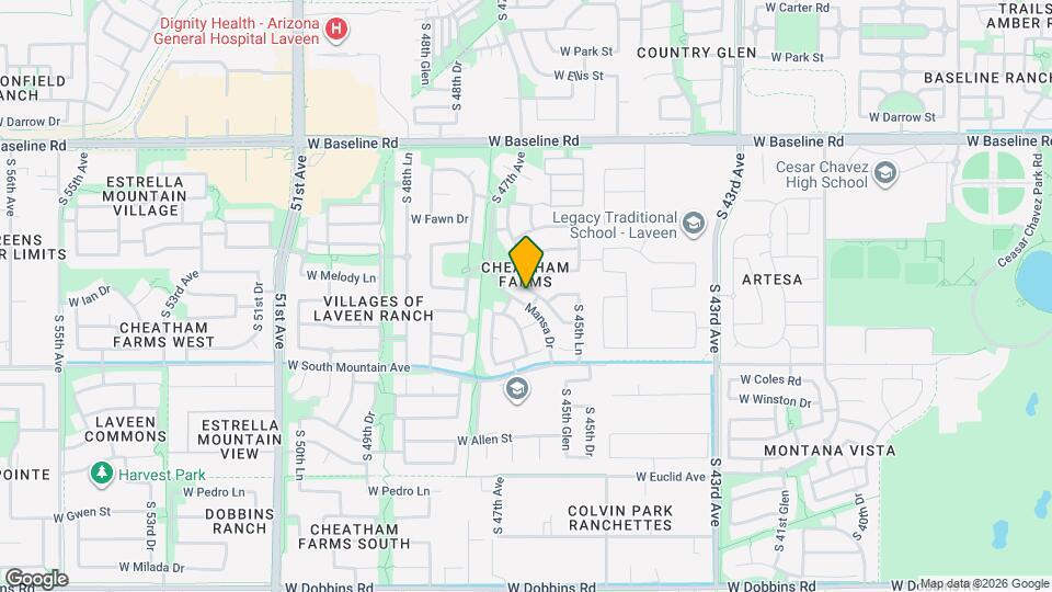 8126 S Jenna Ln, Unit 432 Map and Location Details