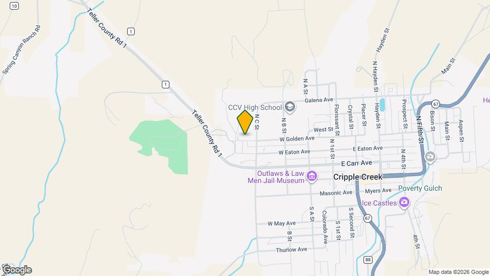 419 W Golden Ave Map and Location Details