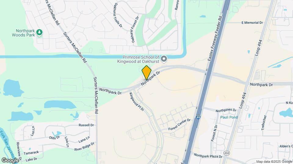 21919 Northpark Dr Map and Location Details