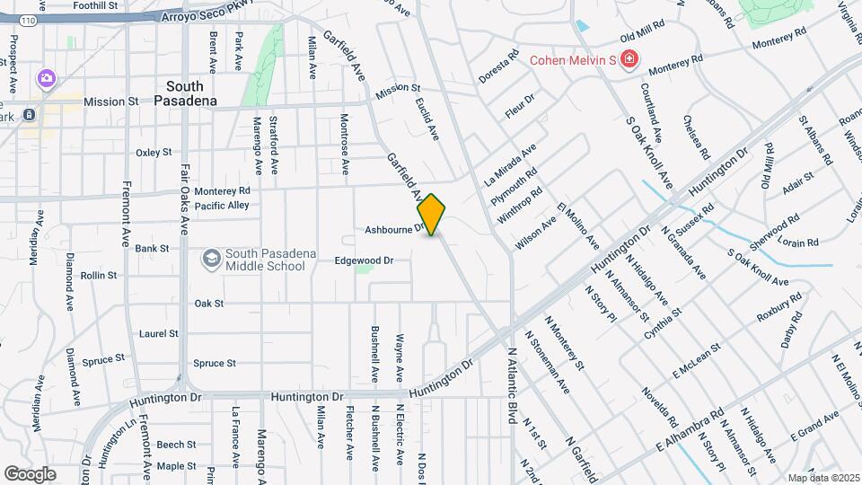 1339 Garfield Ave Map and Location Details