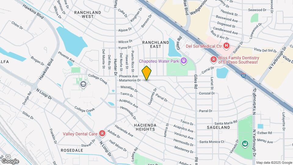 7540 Corozal Dr Map and Location Details