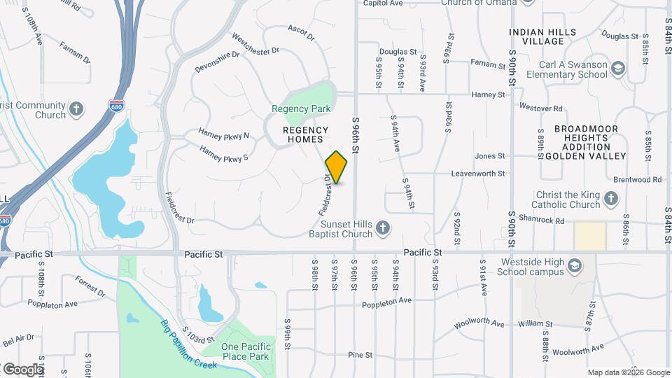 9723 Fieldcrest Dr Mapa y Detalles de la Ubicación