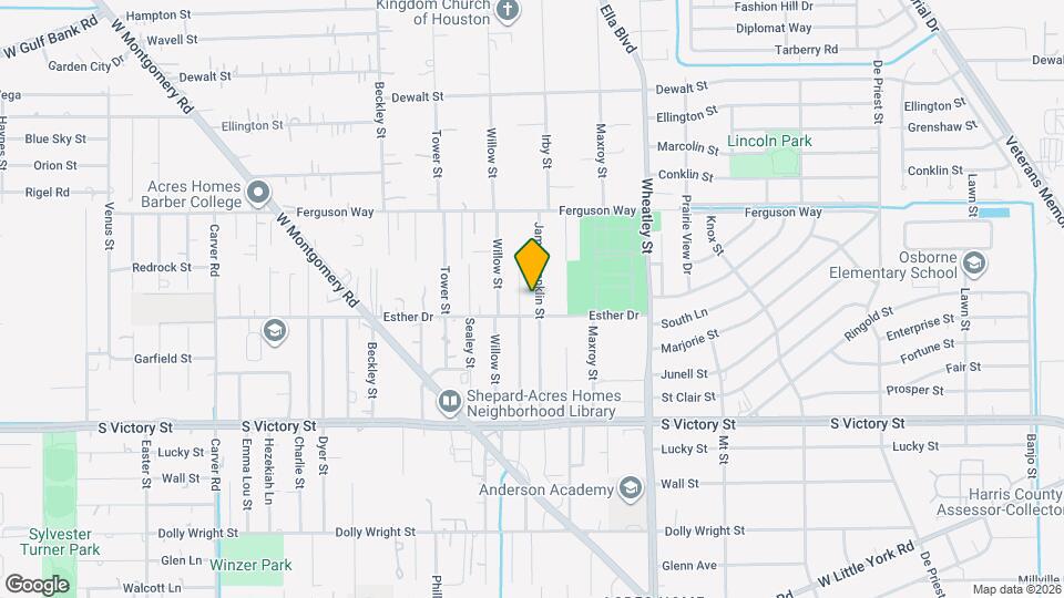 8111 James Franklin St Map and Location Details