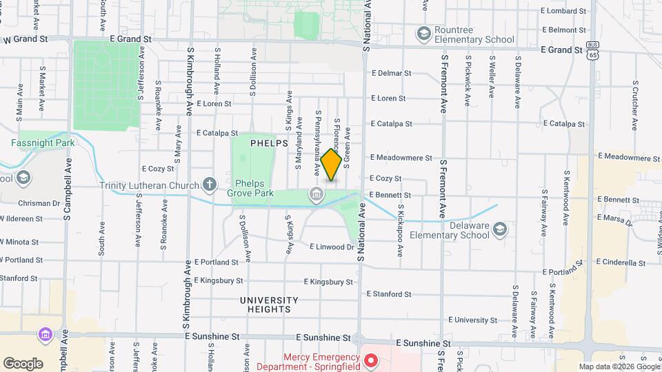 1357 S Florence Ave Map and Location Details