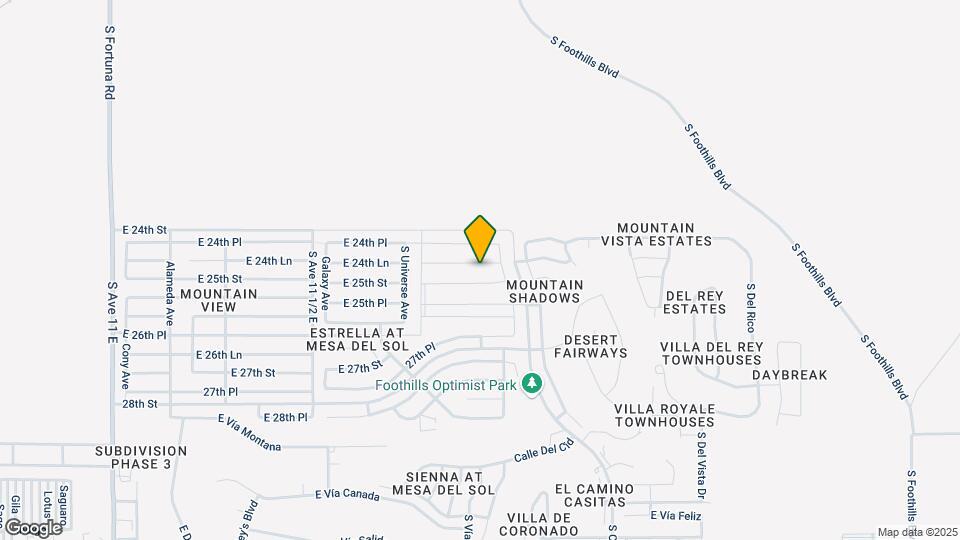 11839 E 24th Ln Map and Location Details