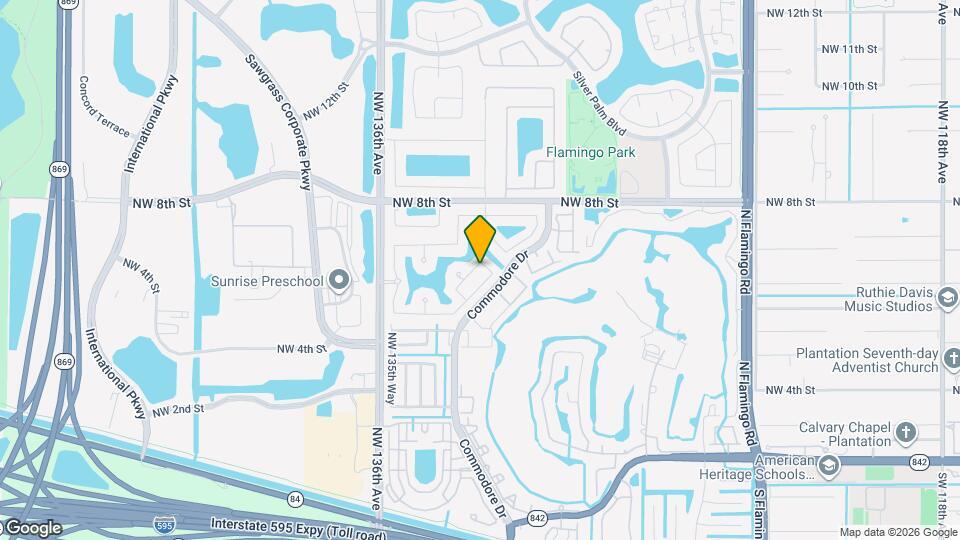 13412 NW 5th Pl Map and Location Details