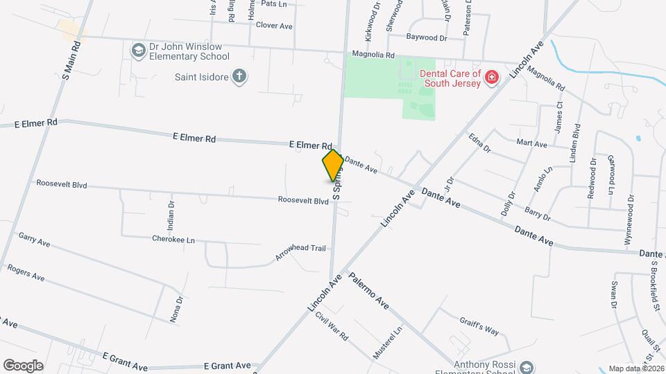 1842 S Spring Rd Map and Location Details