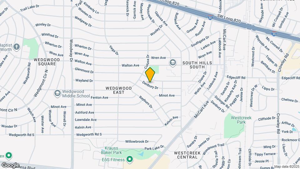 3424 Denbury Dr Map and Location Details