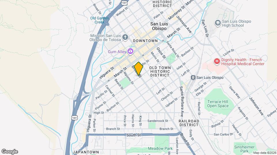 695 Pismo Street, Unit Pismo Map and Location Details