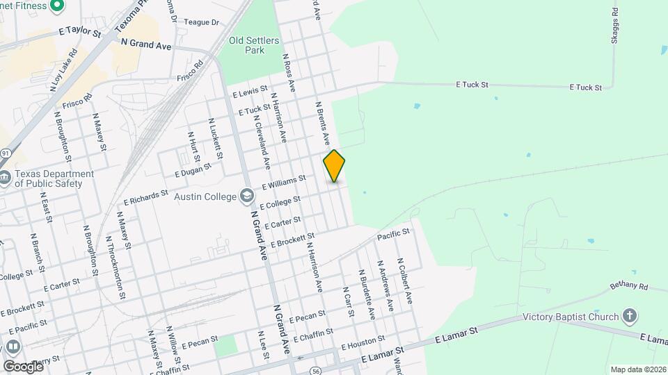 900 N Brents Ave Map and Location Details