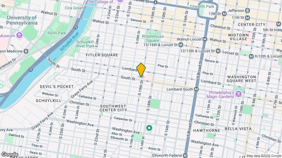 532 S 19th St Map and Location Details