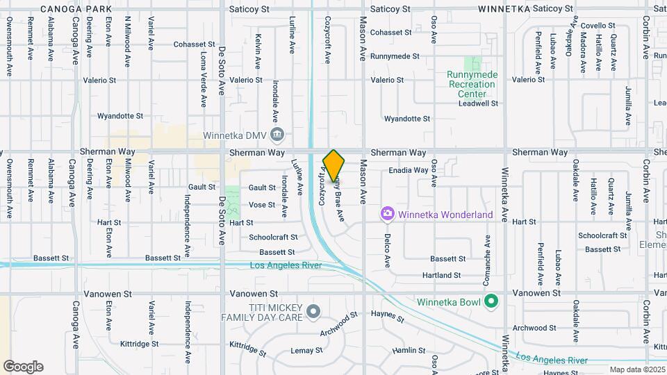 7101 Sunnybrae Ave Map and Location Details