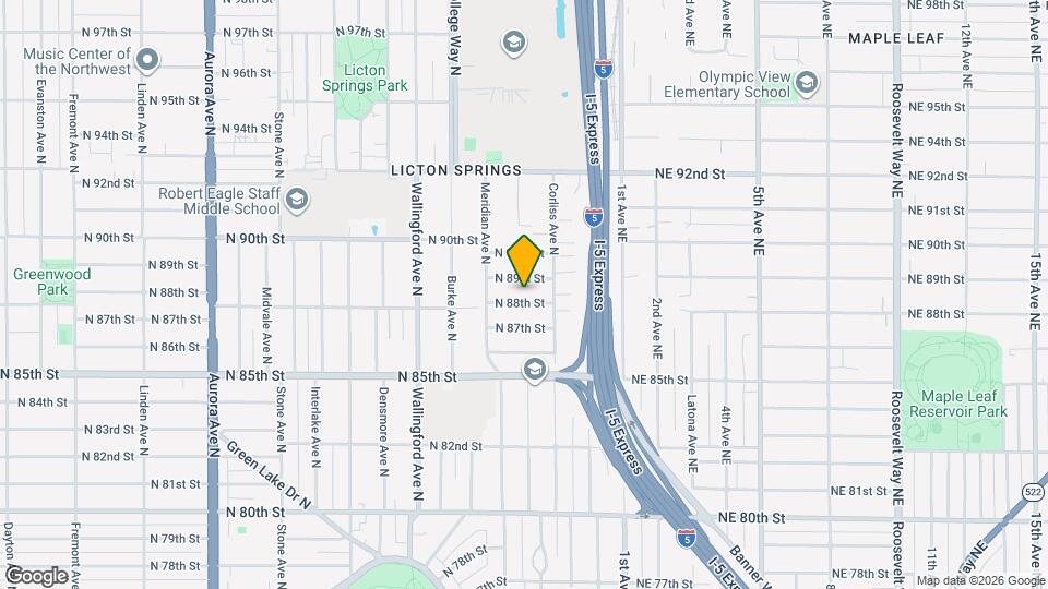 2134 N 88th St Map and Location Details