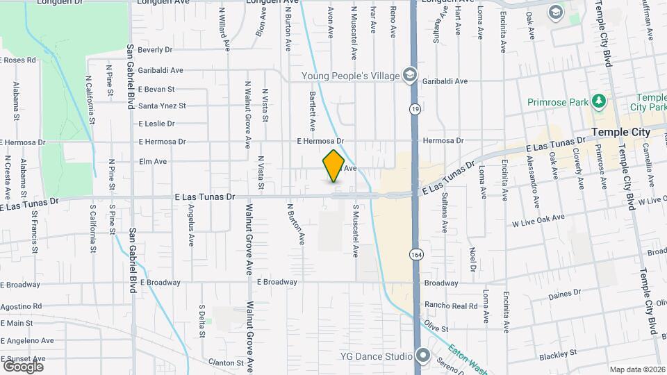 1343 E Las Tunas Dr Map and Location Details