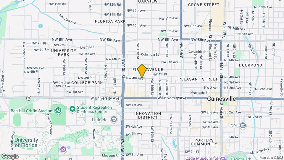 1113 NW 4th Ave Map and Location Details