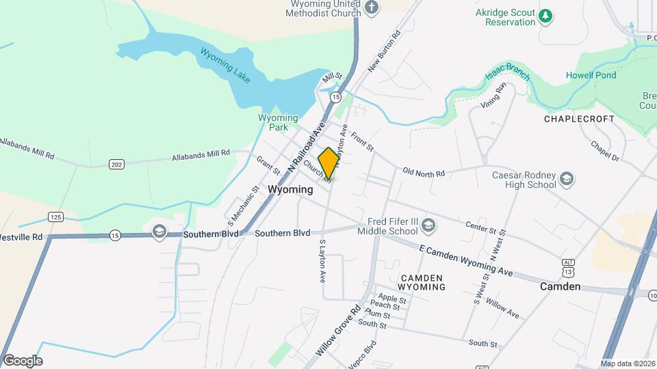 104 N Layton Ave Map and Location Details