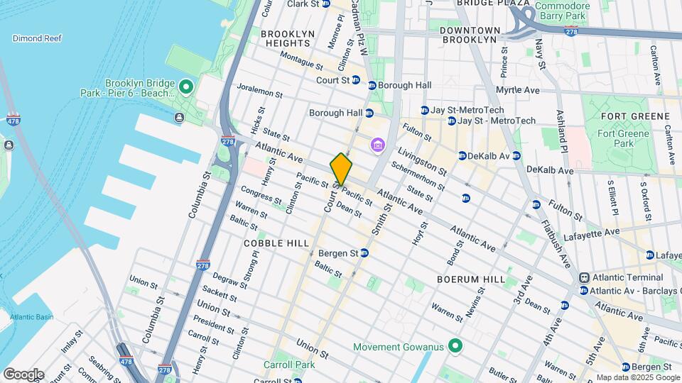 210 Pacific St Map and Location Details