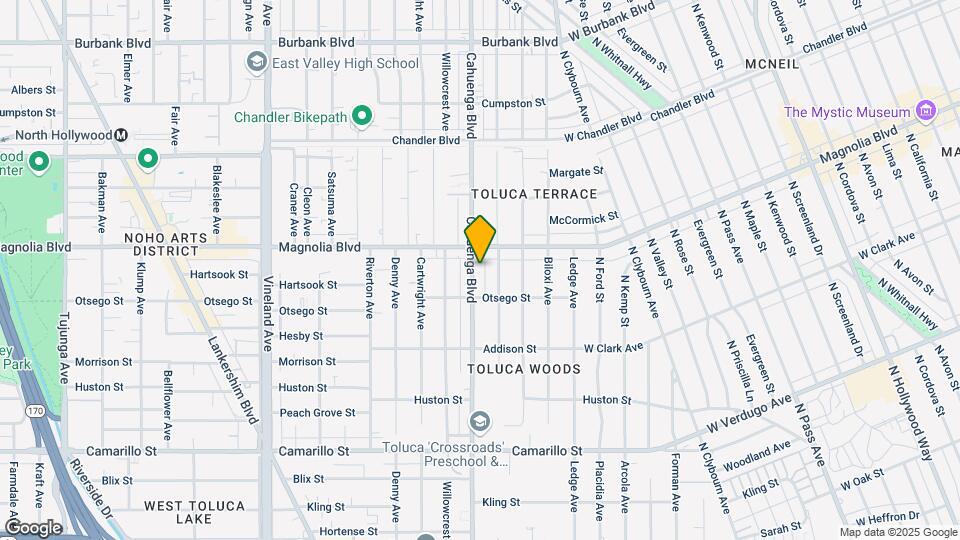 5132 Cahuenga Blvd Map and Location Details