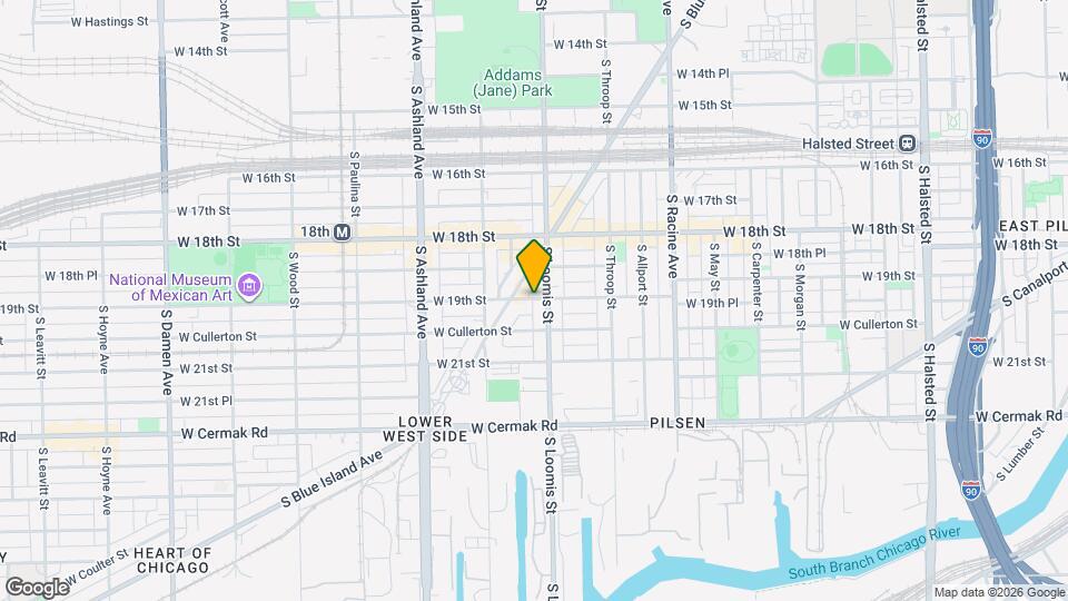 1411 W 19th St Map and Location Details