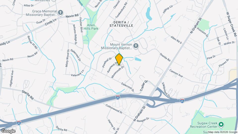 4717 Monmouth Dr Map and Location Details