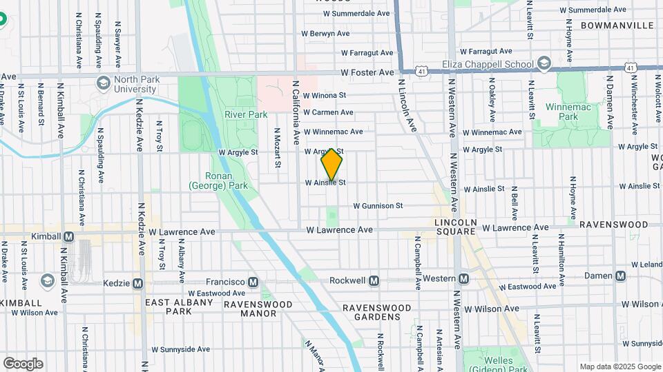 2703 W Ainslie St Map and Location Details