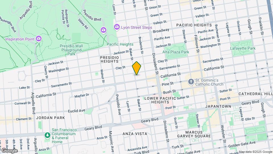 1824 Baker St Mapa y Detalles de la Ubicación