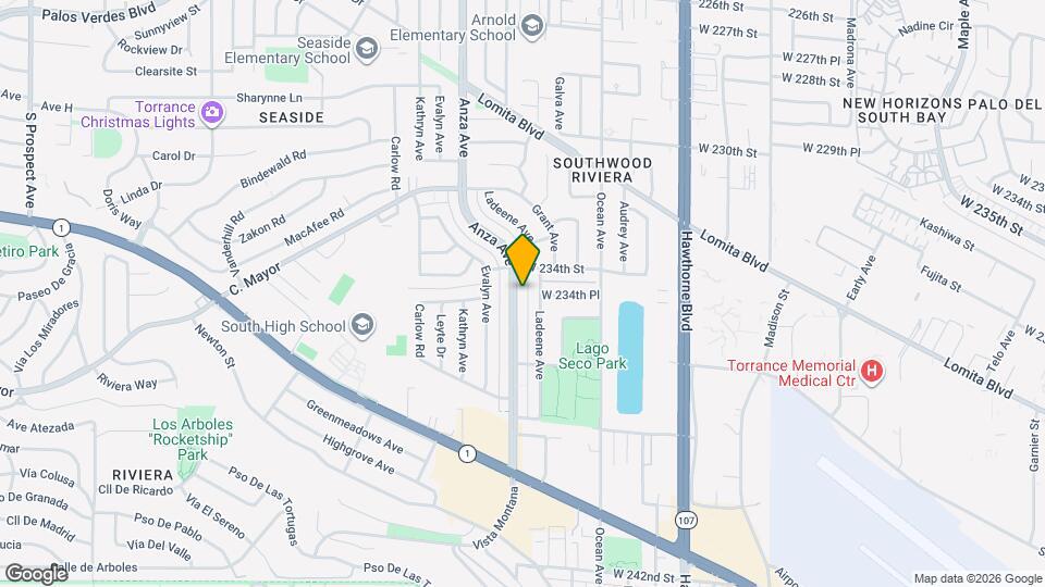 23428 Anza Ave Map and Location Details