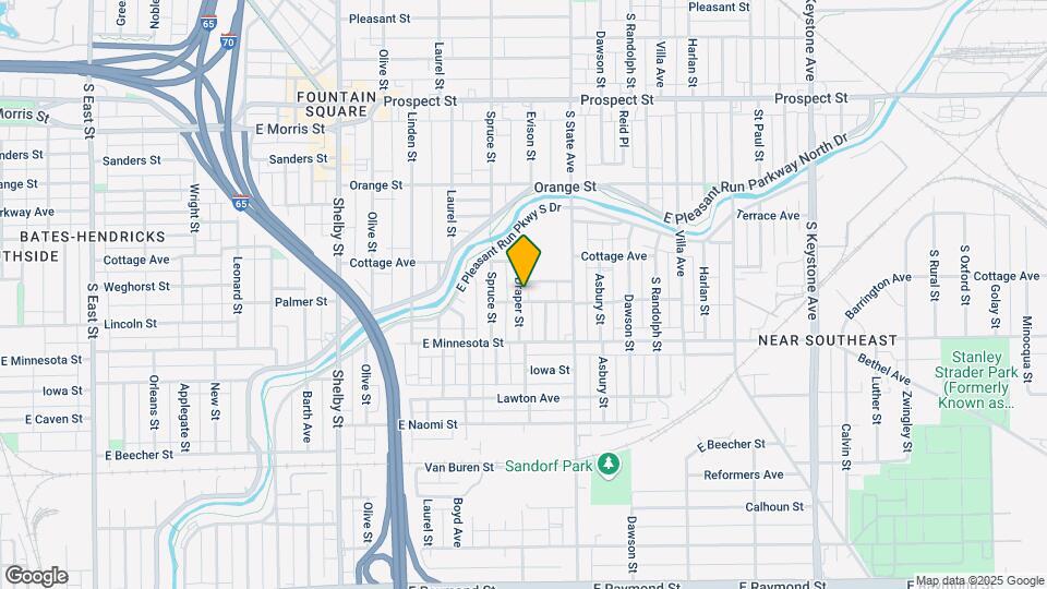 1537 Draper St Mapa y Detalles de la Ubicación