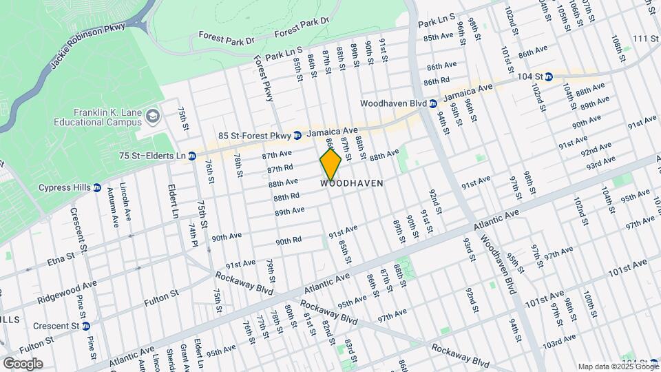 88-23 85th St Map and Location Details