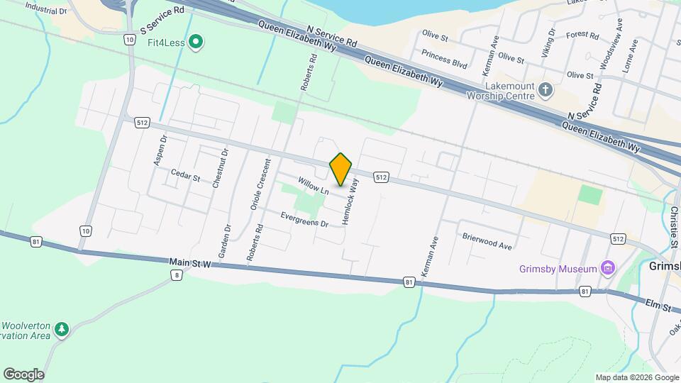 101 Willow Ln Map and Location Details