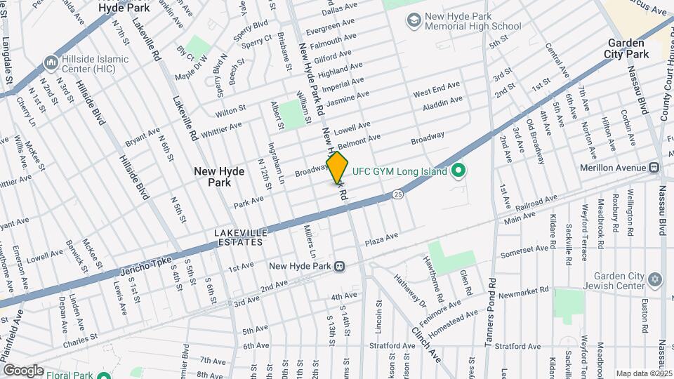 107 New Hyde Park Rd Map and Location Details