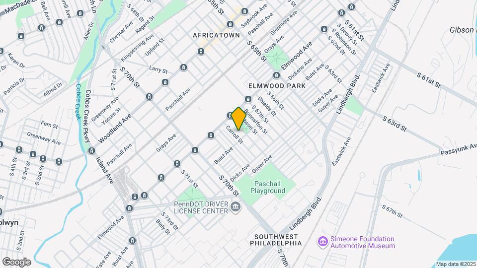 2553 Carroll St Map and Location Details