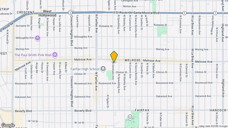 644 N Genesee Ave, Unit 644 Map and Location Details