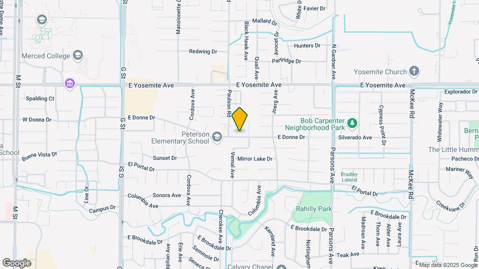1061 E Donna Dr Map and Location Details