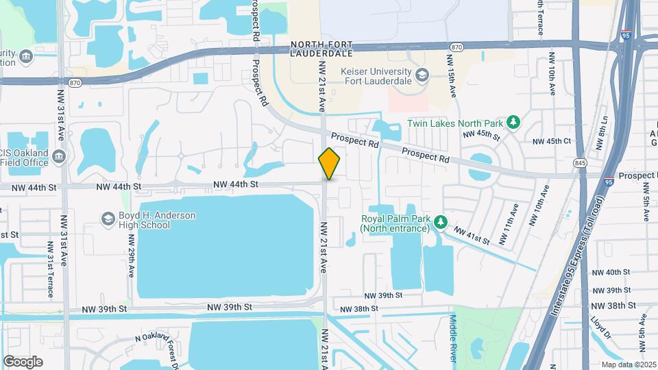 4340 NW 21st Ave Map and Location Details