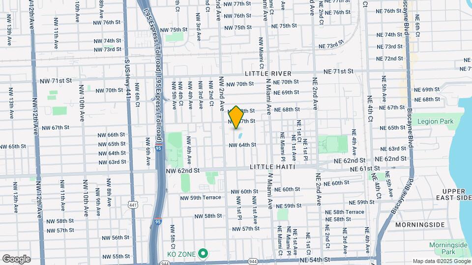 6515 NW 1st Pl Map and Location Details