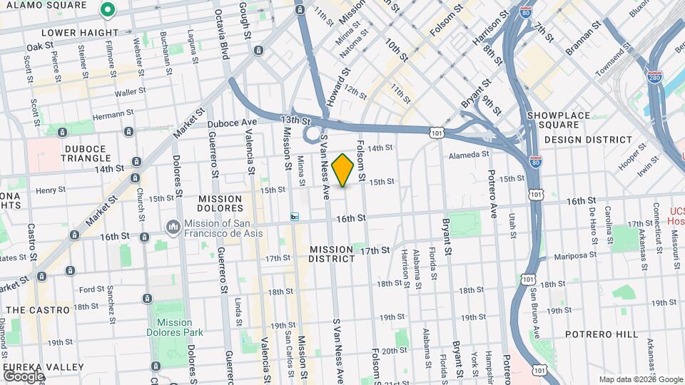 112-118-118 Shotwell St Mapa y Detalles de la Ubicación