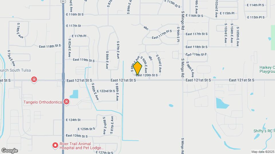 8832 East 120th St S Map and Location Details