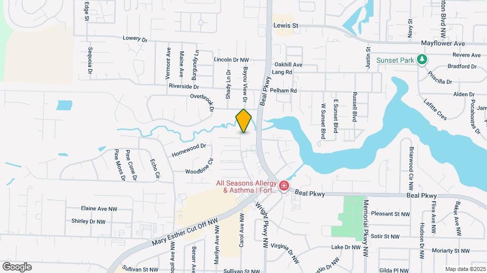 629 Gap Creek Dr Map and Location Details