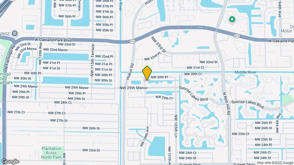 2962 NW 109th Ave Map and Location Details