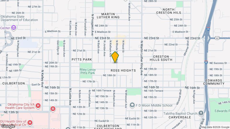 1718 NE 20th St Map and Location Details