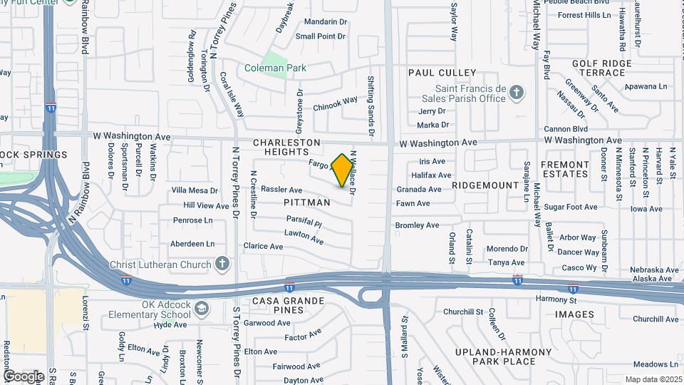 6209 Mcallister Ave Mapa y Detalles de la Ubicación