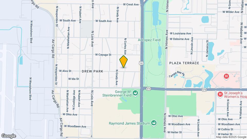 3915 W Alva St Map and Location Details