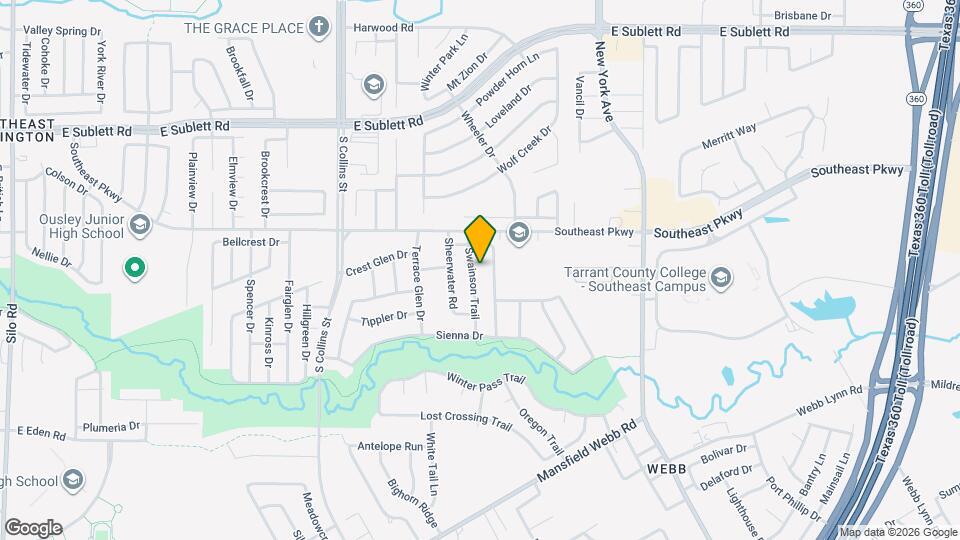 6601 Swainson Trail Map and Location Details